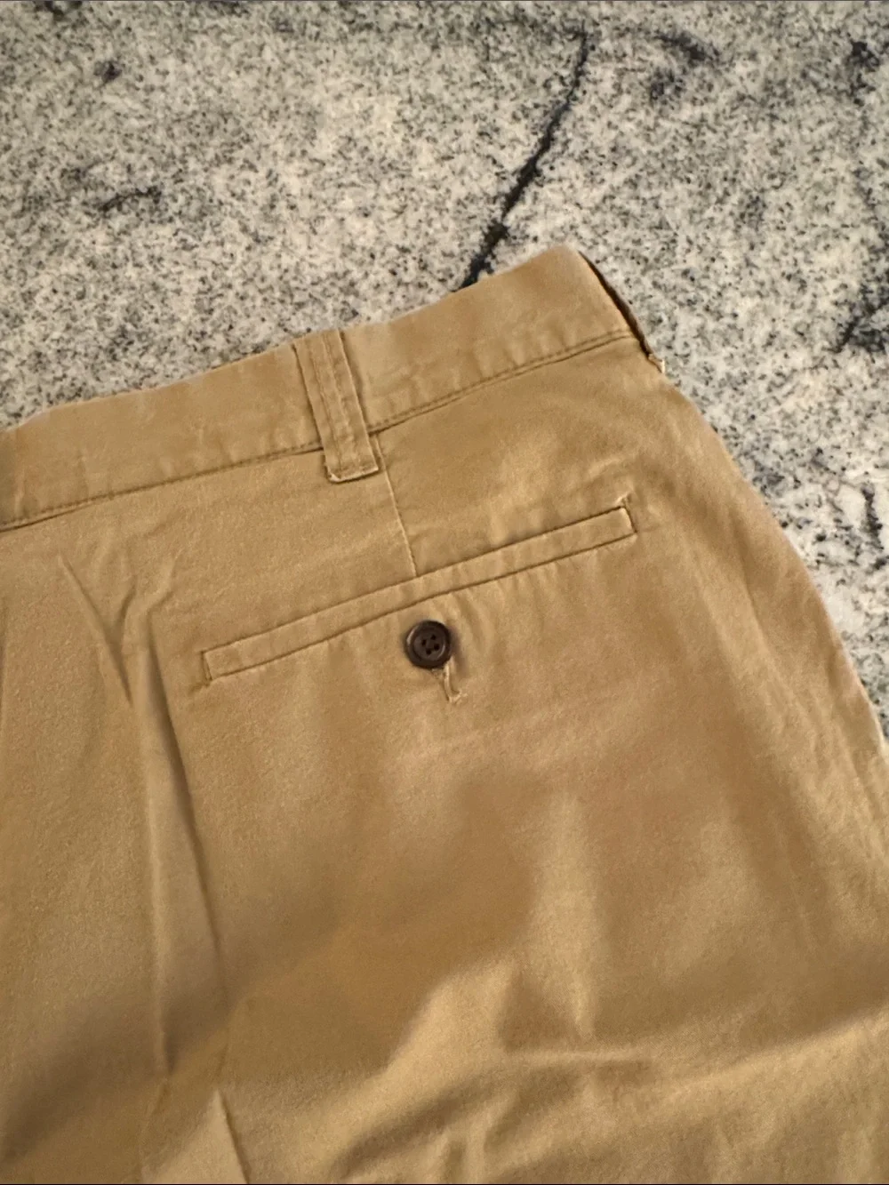 JCrew Men's Casual Chino Shorts - Tan/Khaki - 34 Waist, 7 Inseam